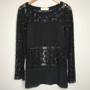 Johnny Was 4LoveAndLiberty Lace and Silk Tunic